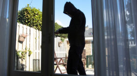 A,Burglar,Tries,To,Break,In,A,House